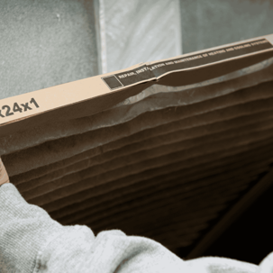 dirty hvac filter that needs cleaned