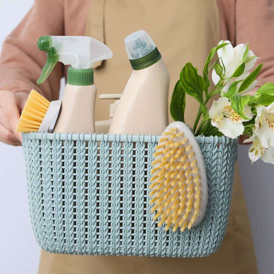 Supplies for cleaning your hvac system