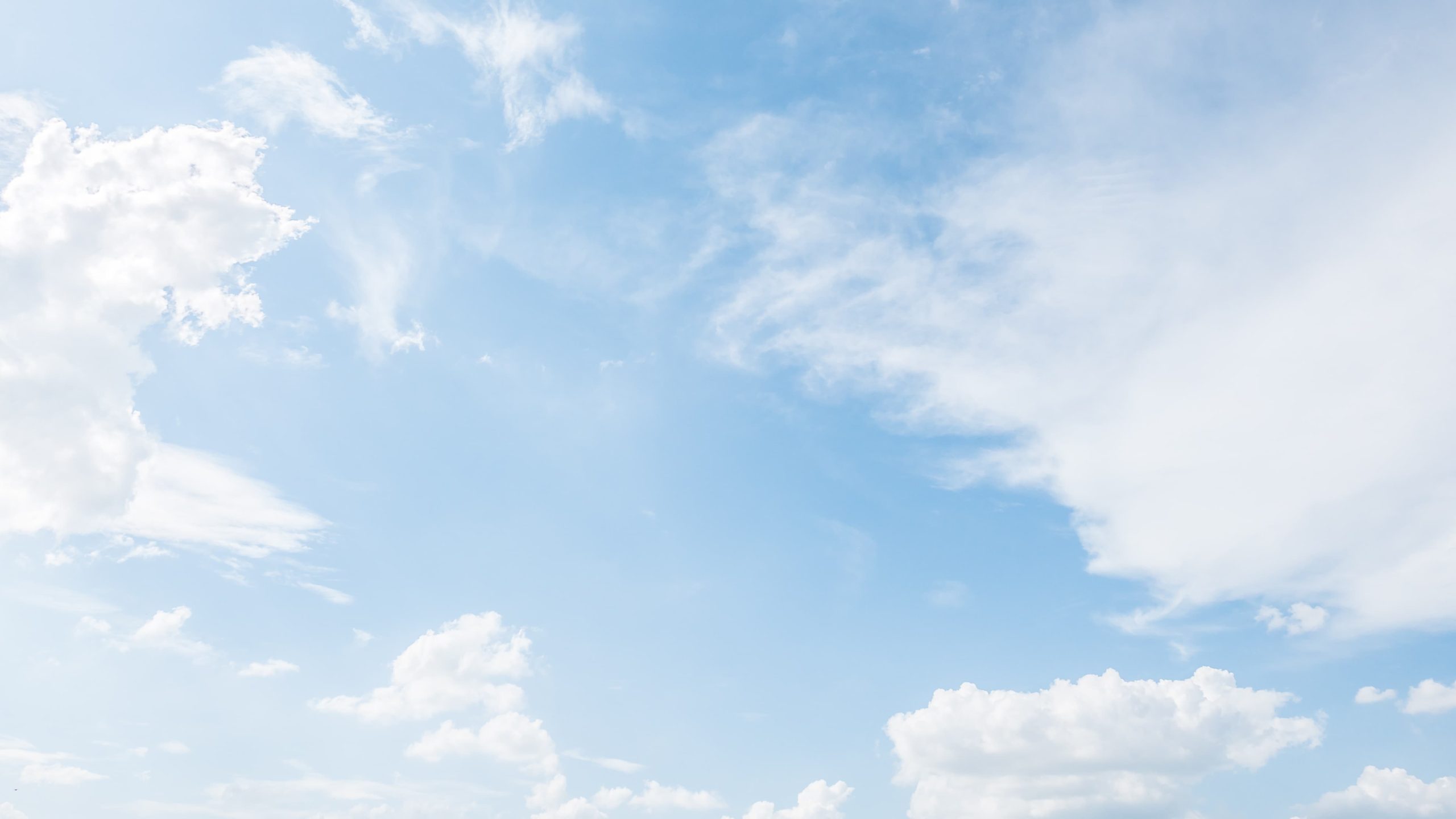 blue sky and air quality 