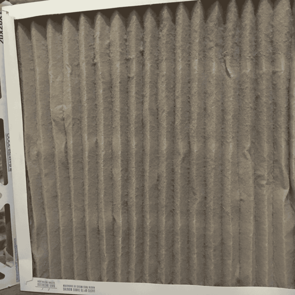 clogged filter that needs replaced