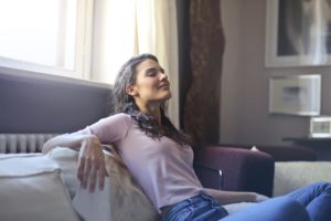 woman in a home in huntsville alabama