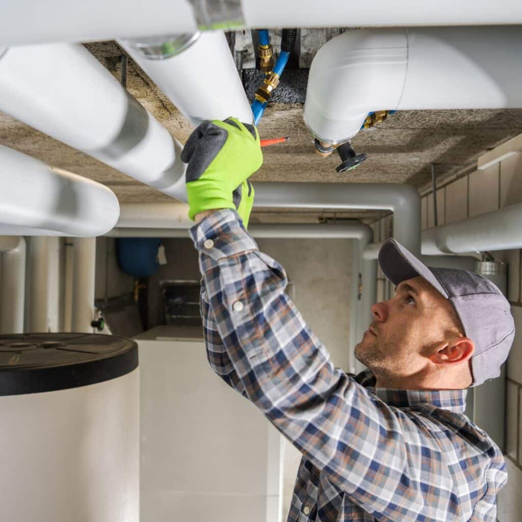 installing a sump pump and sewer lines for a new home