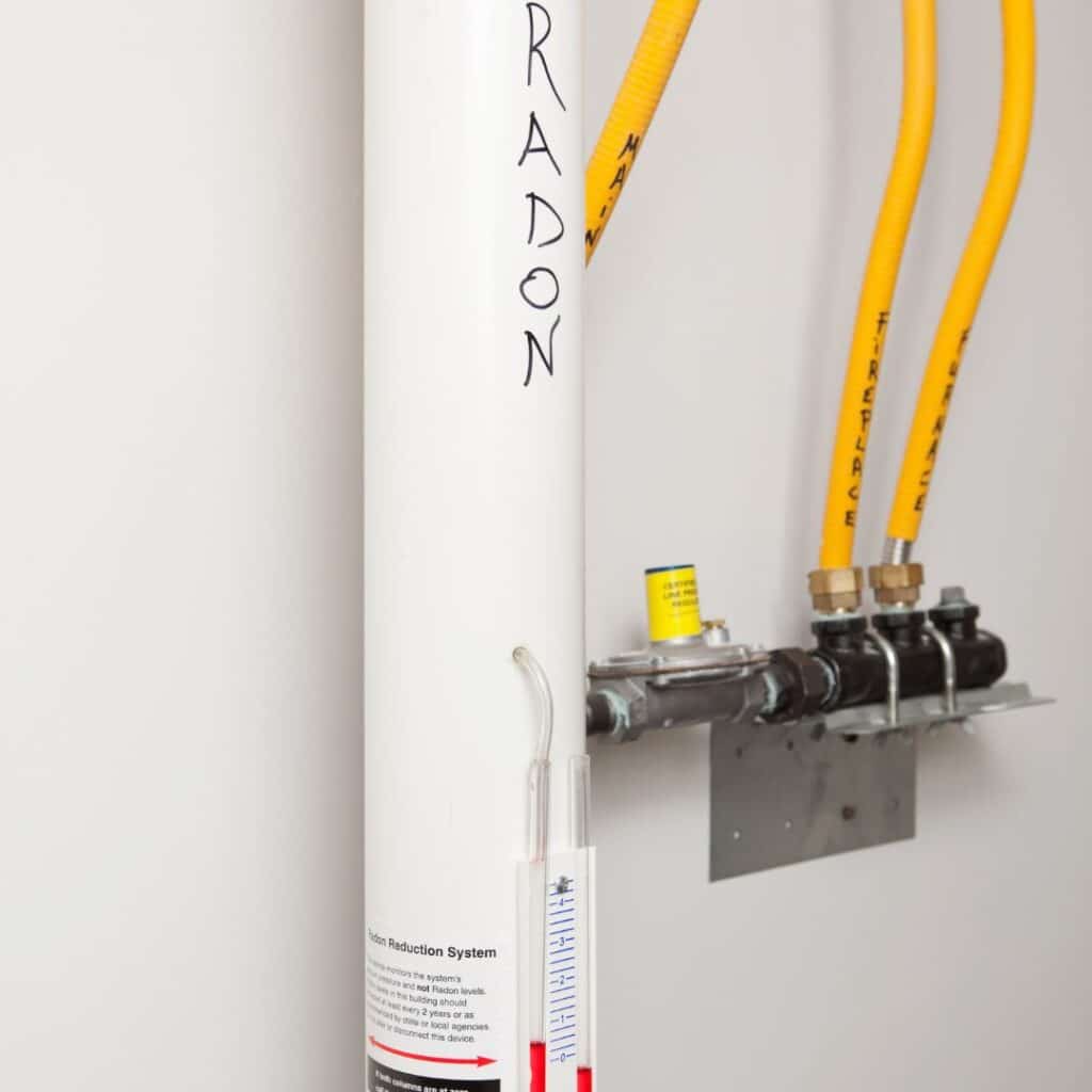 gas piping system leaking