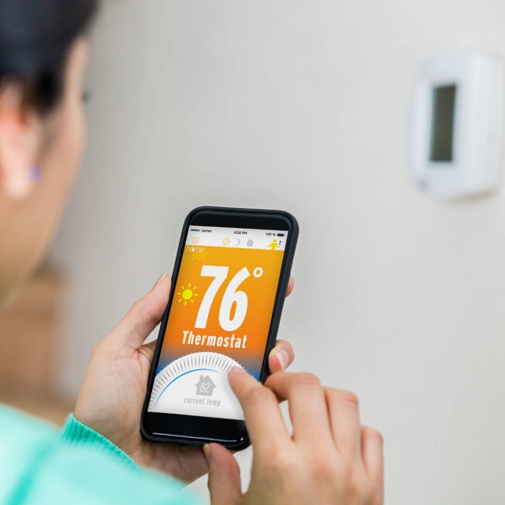 setting thermostat in winter