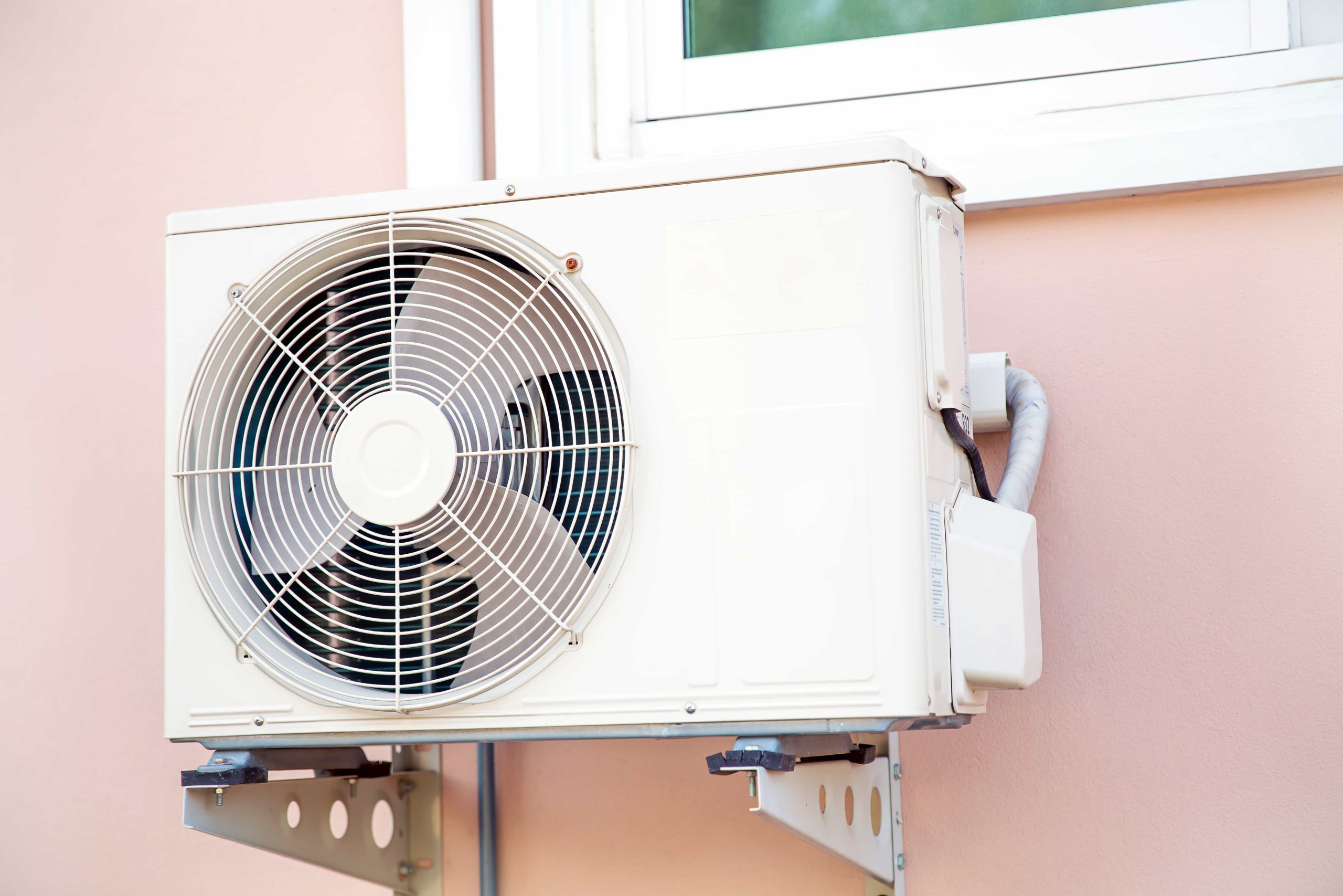 outdoor compressor for a mini split ac unit