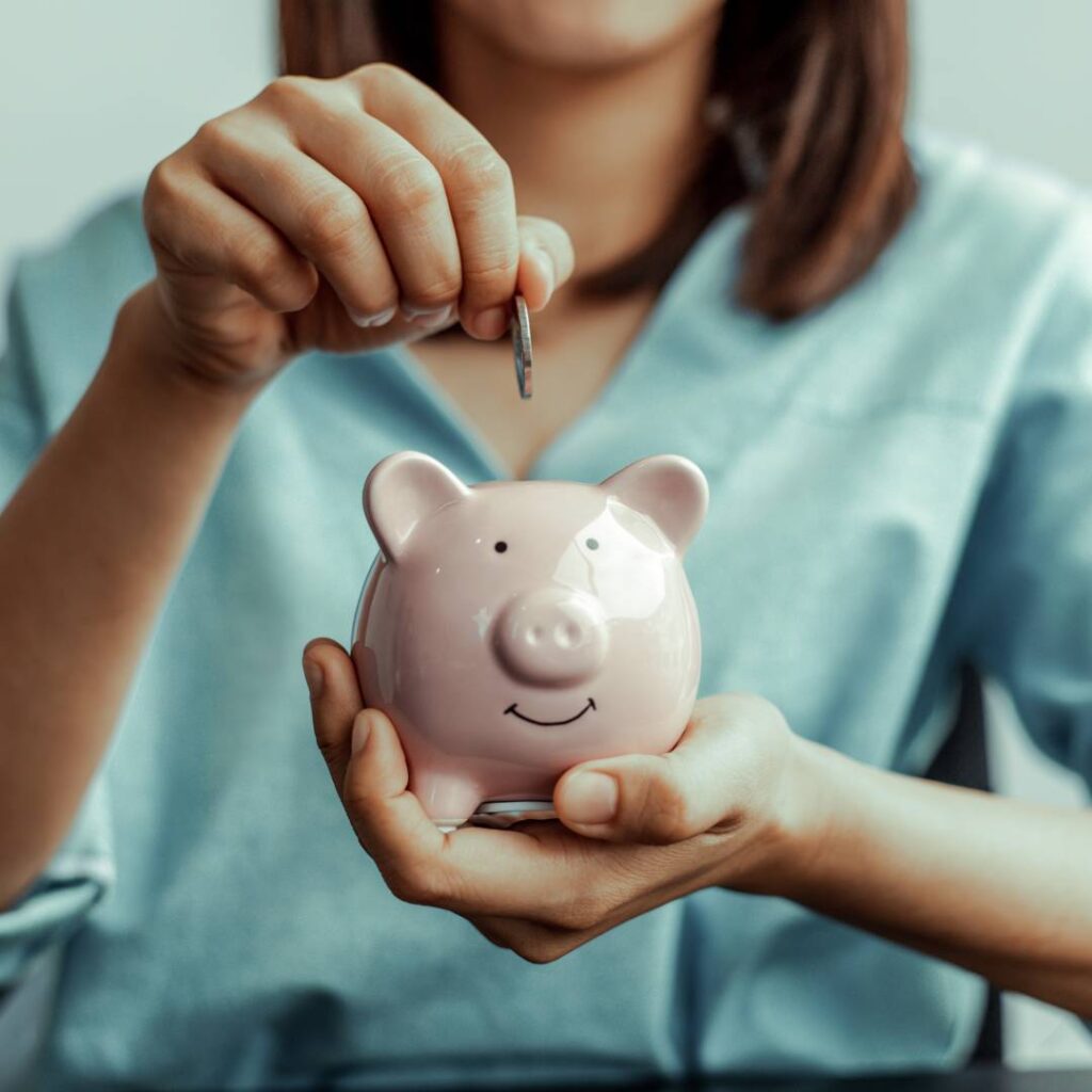 woman saving money by using energy tax credits for her HVAC system