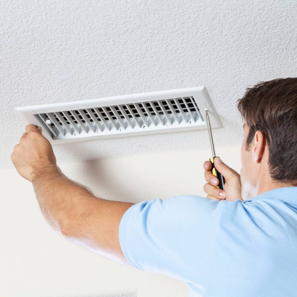 air ducts professionally cleaned and sealed